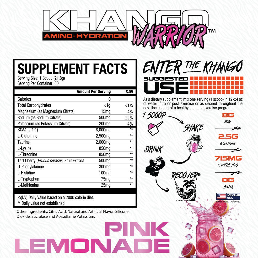 Khango Warrior Amino - Pink Lemonade